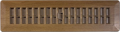 Decor Grates PL212-MTG 2-Inch by 12-Inch Plastic Floor Register, Tan Mahogany - Image 2