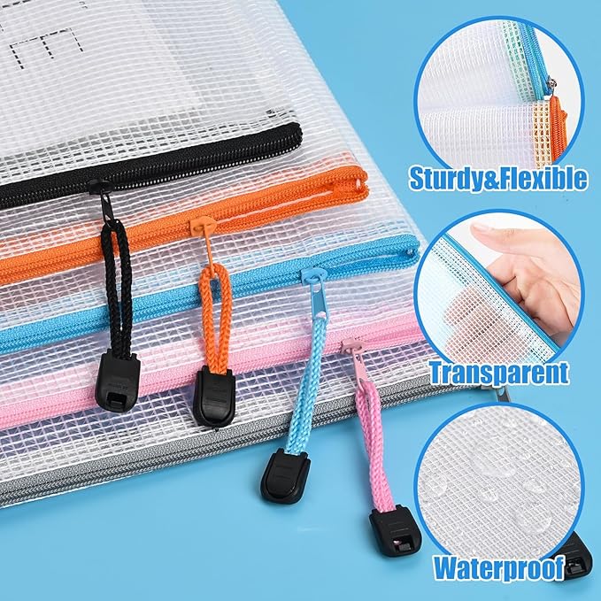 Mesh Zipper Pouch Bags, Zipper Pouches, Mesh Zipper Bags - Image 2