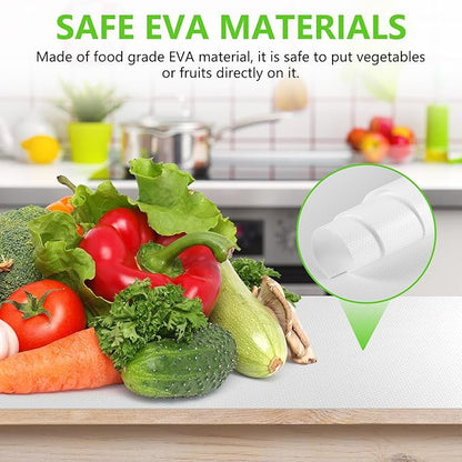 White Shelf Liners for Kitchen Cabinets Non Adhesive Drawer Liner for Bathroom - Image 4