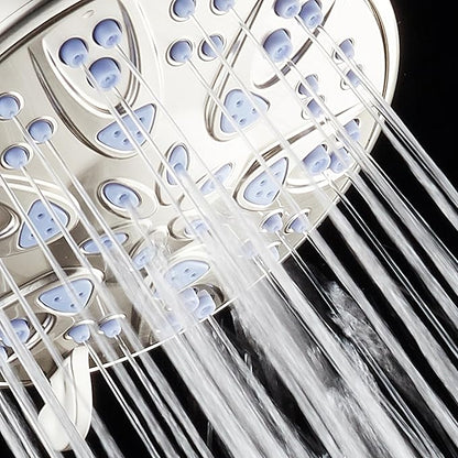 AquaDance Antimicrobial – Anti-Clog High-Pressure 6-Setting Shower Head - Image 7