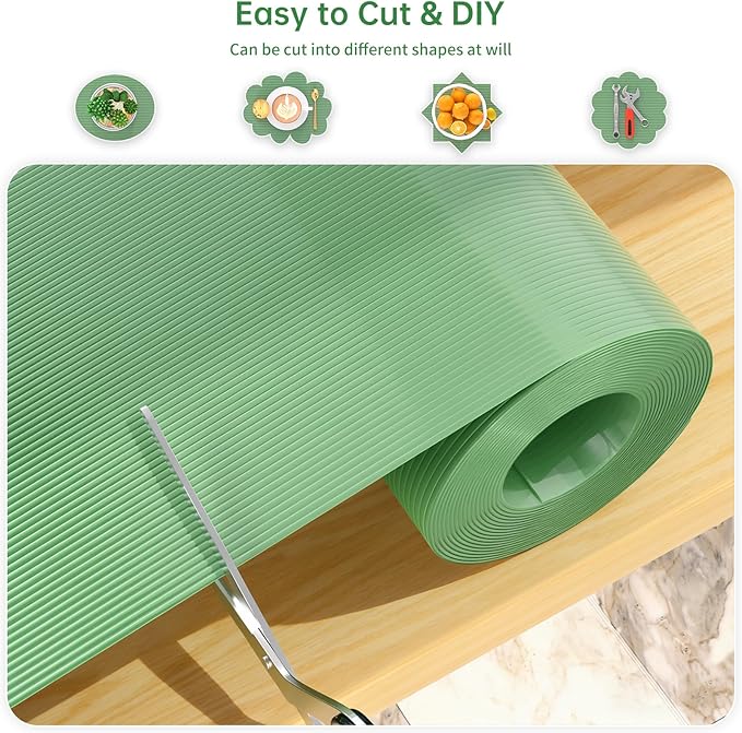 Shelf and Drawer Liner for Kitchen Cabinet, Non-Adhesive 12in x 120in - Image 3