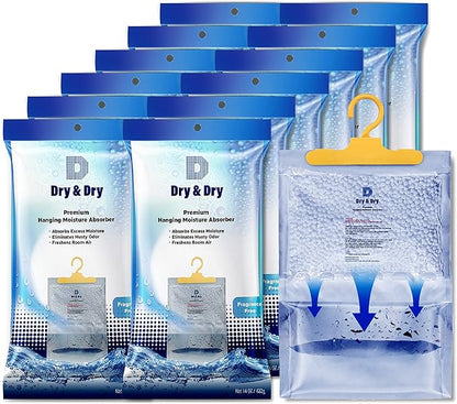 Dry & Dry 16 Pack Premium Moisture Absorbers Dehumidifiers by DryDry