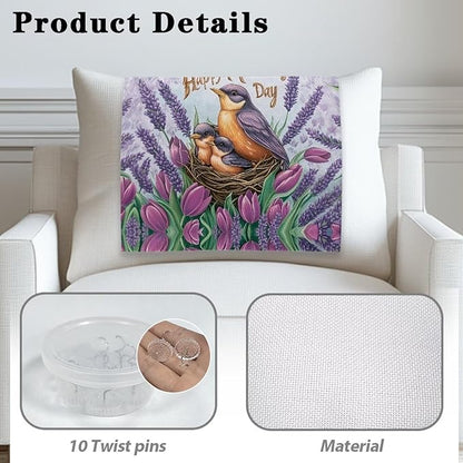 Robin Bird Headrest Protector for Small Recliner Waterproof Furniture - Image 5