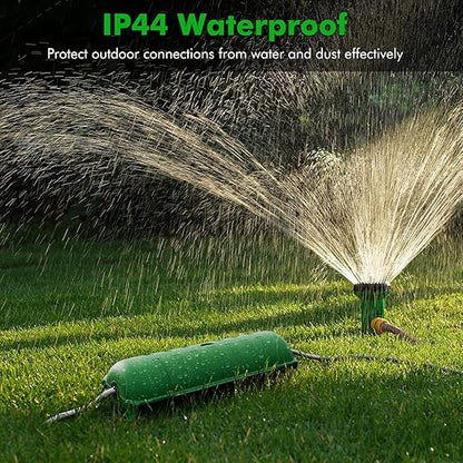2 Pack of IP44 Outdoor Waterproof Box by Restmo, Weatherproof Extension Cord - Image 4
