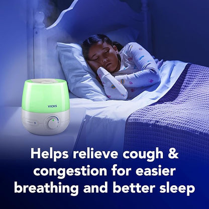 Vicks NaturalCare Cool Mist Ultrasonic Humidifier, Small Room Humidifier - Image 7