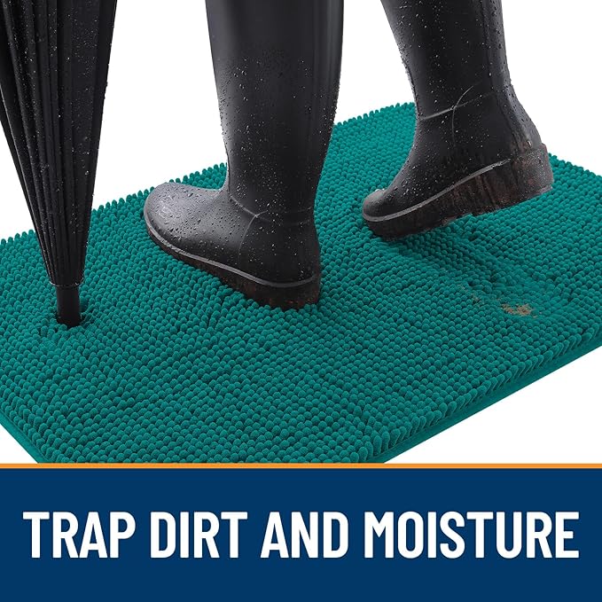 OLANLY Dog Door Mat for Muddy Paws 47x20, Absorbs Moisture and Dirt, Absorbent - Image 2