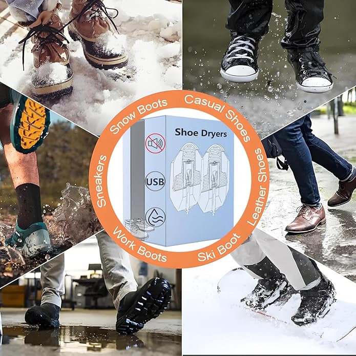 Shoe Dryer and Deodorizer, Boot Warmer & Mute Mode Heating Moisture Remover - Image 7