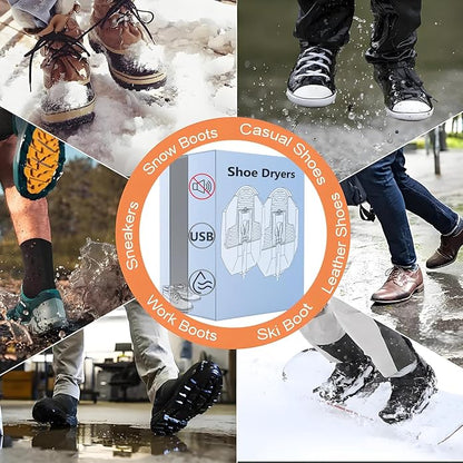 Shoe Dryer and Deodorizer, Boot Warmer & Mute Mode Heating Moisture Remover - Image 7