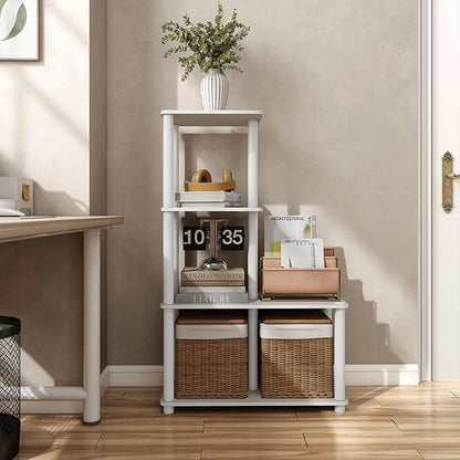 Homes: Inside + Out Apexa Modern 4-Cube Ladder Shelving Units, Collectibles - Image 2
