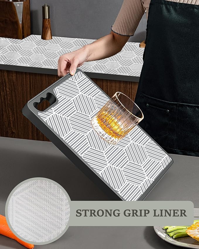 Shelf Liner for Kitchen Cabinet 11.8In x 30FT, Non-Adhesive Cabinet Liners Slip - Image 6