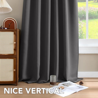 H.VERSAILTEX Blackout Curtains Thermal Insulated Window Treatment Panels Room - Image 9