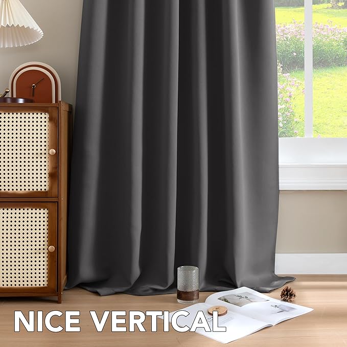 H.VERSAILTEX Blackout Curtains Thermal Insulated Window Treatment Panels Room - Image 9