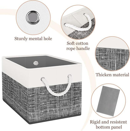 Storage Bin, Collapsible Storage Basket - Image 3