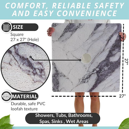 Shower Mat with Center Drain Hole - Image 3