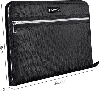 Fireproof Safe Accordion File Organizer Bag Folder, Waterproof Expanding Filing - Image 5