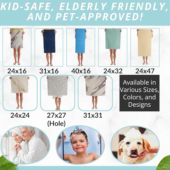 ENKOSI Square Shower Mat - Image 5