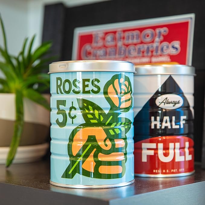 Retro Tin Can, Studio MPLS Designs, Collectable, Peel & Stick Valved End - Image 5