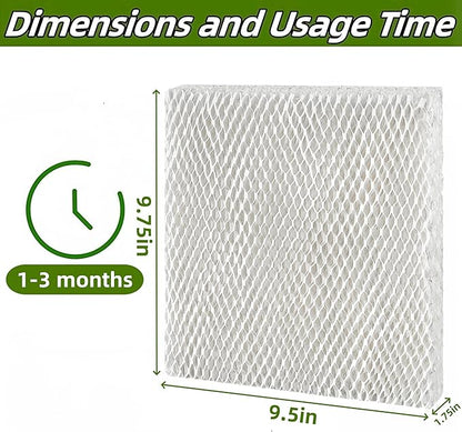 4-Pack 10 Water Panel Replacement Humidifier Filter Compatible - Image 3