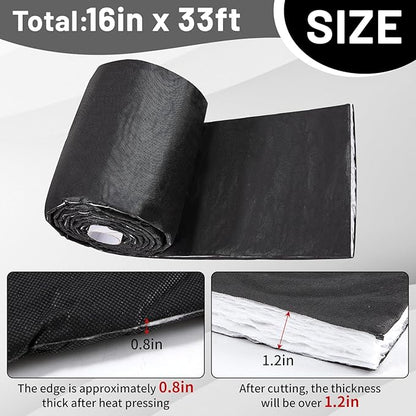 16in x 33ft Van Insulation, Soundproof Thermal Barrier - Image 2