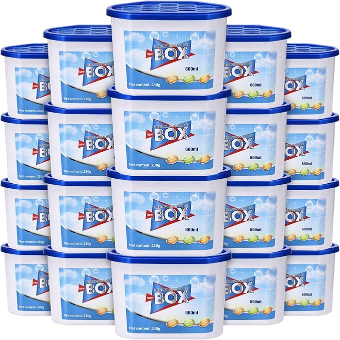 LemonRoad 20 Pack Moisture Absorbers 20 oz 600 ml Humidity Absorber Boxes by Unknown