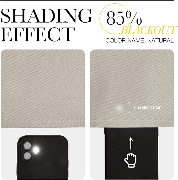 NICETOWN Blackout Curtains for Living Curtains, Room Darkening Window Curtain - Image 4