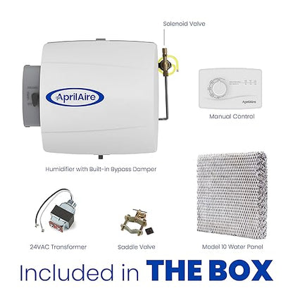 AprilAire 500M Whole-House Humidifier, Manual Compact Furnace Humidifier - Image 5