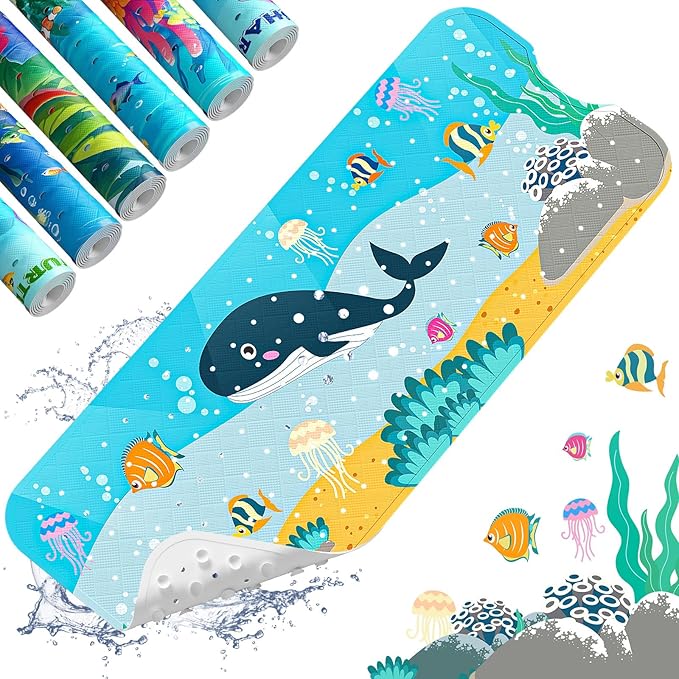 XIYUNTE Baby Bath Mat for Tub Non Slip Kids Bath Mat by XIYUNTE