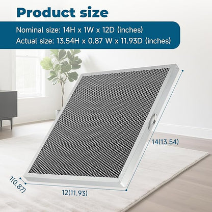 2-Packs 5881 Washable MERV 8 Dehumidifier Filter 12x14x1 Compatible - Image 3
