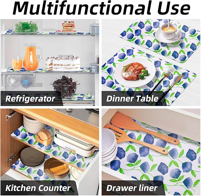 18" W x 96" L Floral Drawer and Shelf Liner - Image 9