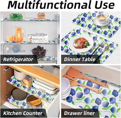 18" W x 96" L Floral Drawer and Shelf Liner - Image 9