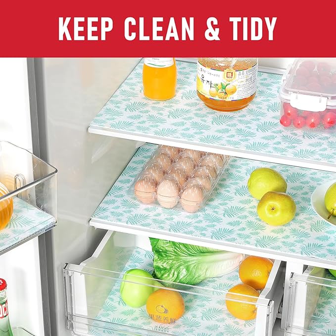 Cooyes Drawer and Shelf Liner for Kitchen Cabinets, Cloth Material, Non Slip - Image 2