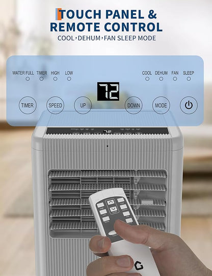 8000 BTU Portable Air Conditioner 3-in-1 Cooling AC Portable Air Conditioner - Image 5