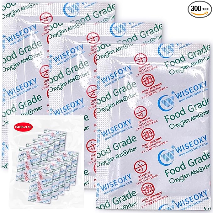 500CC 300 Packs Oxygen Absorbers by Wisesorb