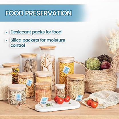 400PCS 1g Silica Gel Packets, Moisture Absorbers Desiccant Packs - Image 6