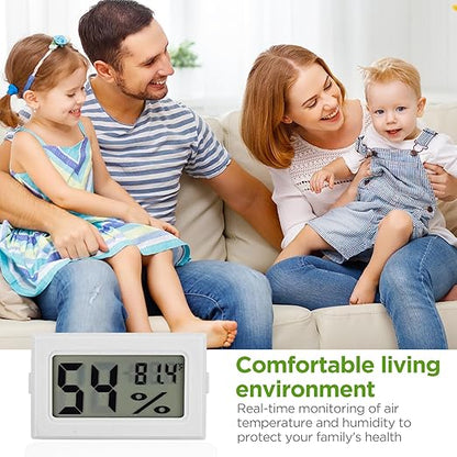 12 Pack Mini Hygrometer Digital Electronic Temperature Humidity Meters Gauge - Image 5