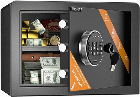 WASJOYE Home Cabinet Safe Box, 1.2 Cu Ft Small Home Safe Box, Cabinet Safe Box by WASJOYEUS