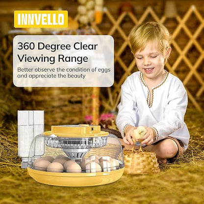 18 Egg Incubator with Automatic Egg Turning and Humidity Control, Chicken - Image 7