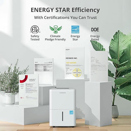 Kesnos 2, 500 Sq. Ft. Energy Star 2025 Dehumidifier - Image 3