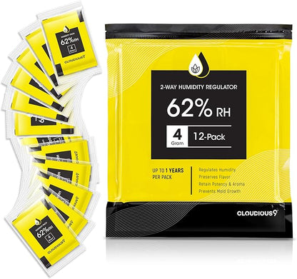 Cloudious9-62% 2-Way Humidity Pack Regulator 4 Gram by Cloudious9