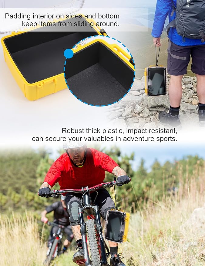 Hlotmeky Waterproof Dry Box Waterproof Container, Water Proof Box Water Tight - Image 5