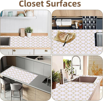 Shelf Drawer Liners for Kitchen Cabinets 11.8 x 236.2 Inches Non Adhesive - Image 6
