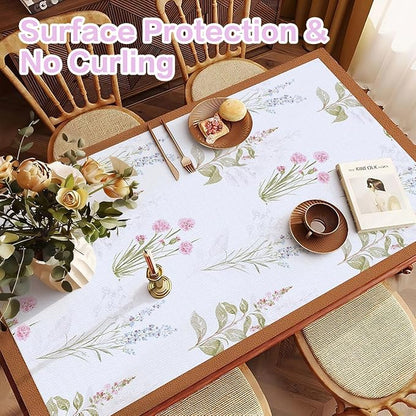 Floral Shelf Liner for Kitchen Cabinets Non Adhesive Drawer Liners Non Slip - Image 4