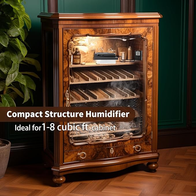 Briidea Electric Humidifiers for Cabinet, 30% RH~80% RH Humidity Setting Values - Image 6