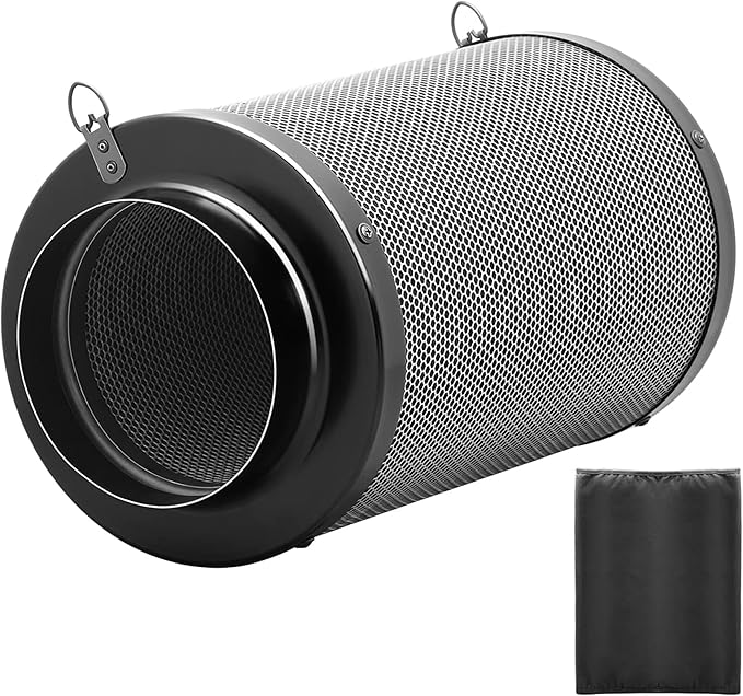 HealSmart 6 Inch Air Carbon Filter 6" Premium Australian Virgin Charcoal by HealSmart