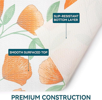 2 Rolls 12" W x 120" L Floral Drawer and Shelf Liner - Image 4