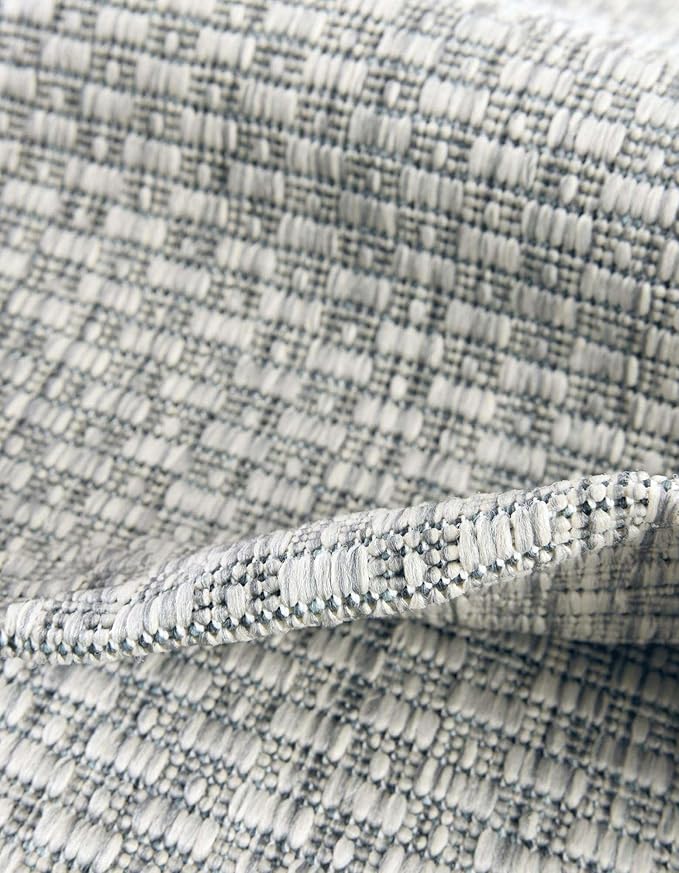 Unique Loom Outdoor Solid Collection Area Rug - Image 7