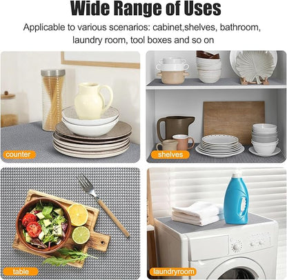 Songrey Non-Adhesive Drawer and Shelf Liner, Non Slip Cabinet Liners, Protect - Image 6