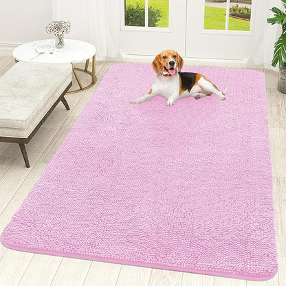 OLANLY Dog Door Mat for Muddy Paws 70x46, Absorbs Moisture and Dirt, Absorbent by OLANLY