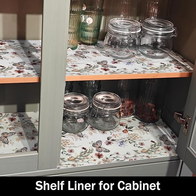 Floral Shelf Liners Non Adhesive 16IN x 20FT and Strong Non-Slip Shelf and - Image 6