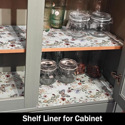 Floral Shelf Liners 16IN x 10FT Non Adhesive and Strong Non-Slip Shelf and - Image 6